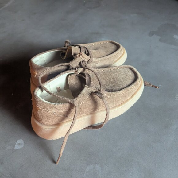 CLARKS® x ZARA LEATHER SHOES | Brown | US Size  2½ - Picture 3 of 16